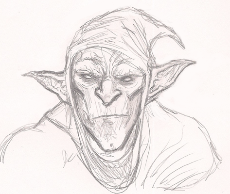 Гоблин для срисовки