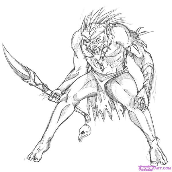 Как нарисовать Гоблина