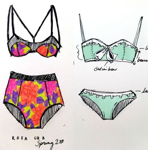 Купальники для срисовки