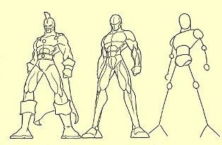 Поэтапное рисование героев Марвел
