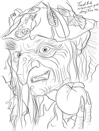 Леший карандашом