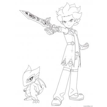 Монкарт раскраска