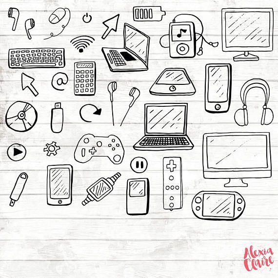 Гаджеты рисунок
