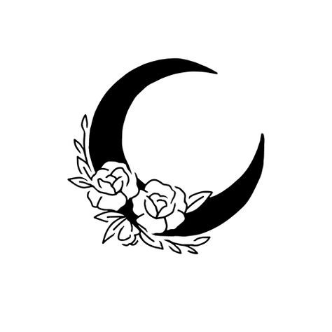 Тату полумесяц