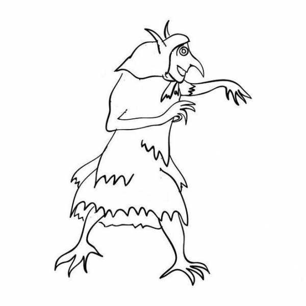 Кикимора Болотная рисунок