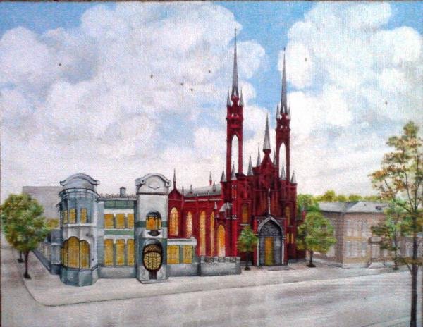 Костел Самара рисунок