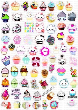 Наклейки для ЛД много