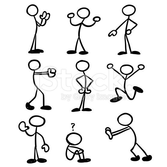 Контурные человечки