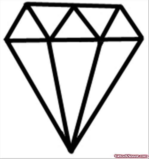 Контурные Татуировки бриллиант