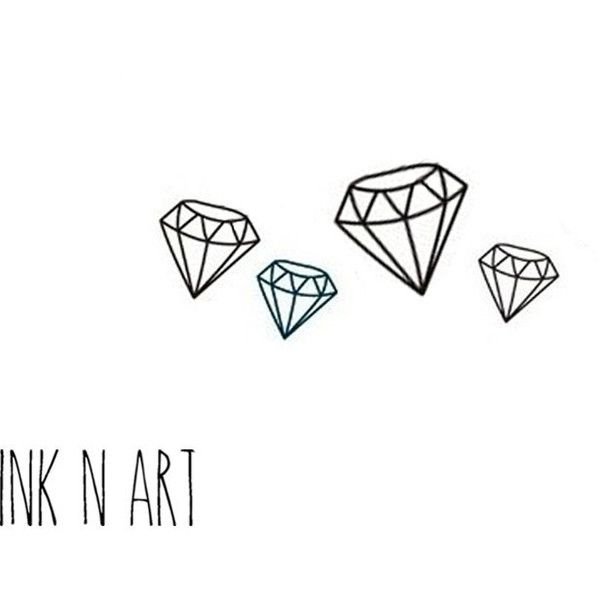 Тату Алмаз эскиз