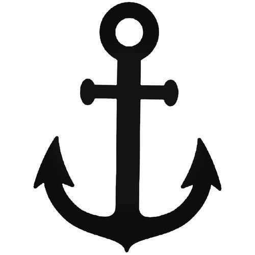 Наклейка якорь маленькая