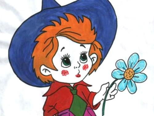 Незнайка на воздушном шаре раскраска