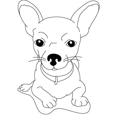 Той терьер раскраска для детей