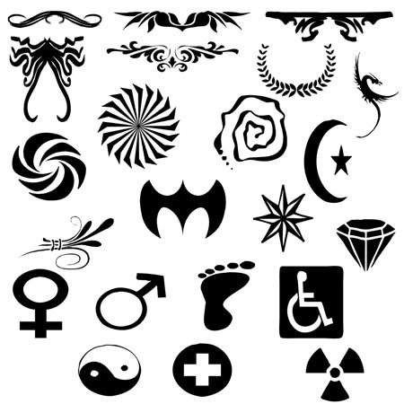 Необычные знаки и символы