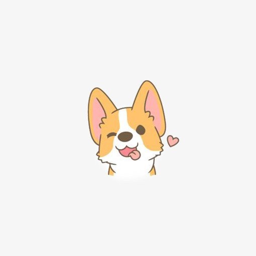 Милые корги мультяшные