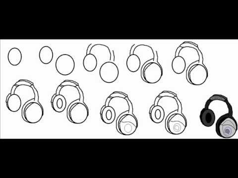 Наушники рисовать