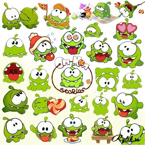 Веселые наклейки