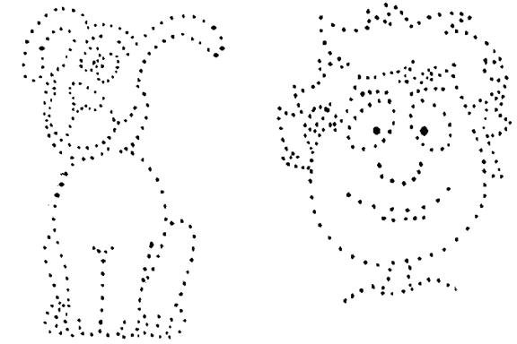 Точечная роспись контурами схемы