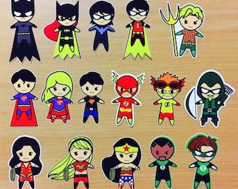 Чиби герои DC