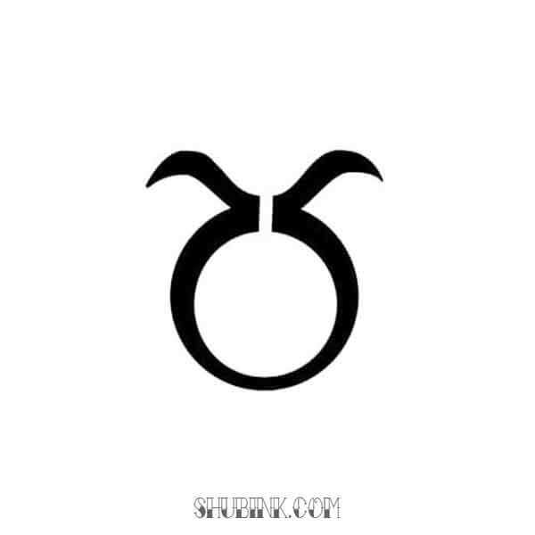 Телец символ