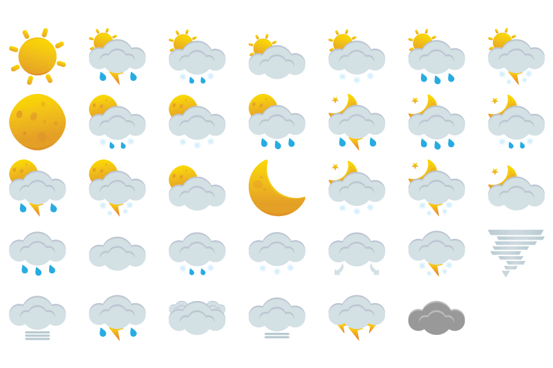 Погода пятна. Погодные символы. Погодные иконки. Погодные значки для детей. Символы прогноза погоды.