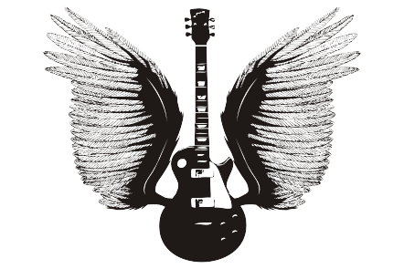 Трафареты в стиле рок