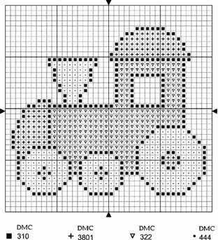 Схемы для вывязывания рисунков