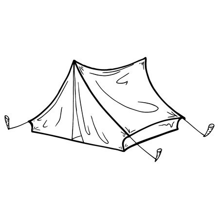 Палатка вектор