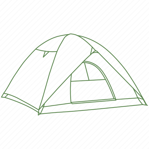Палатка схематично