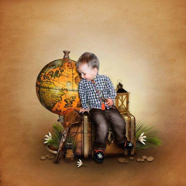 Маленькие путешественники картинка