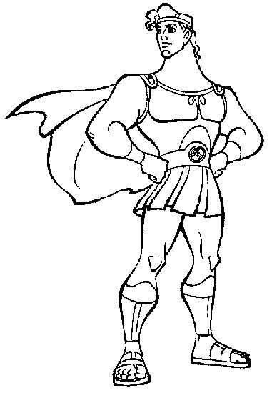 Подвиг Геракла немейский Лев раскраска