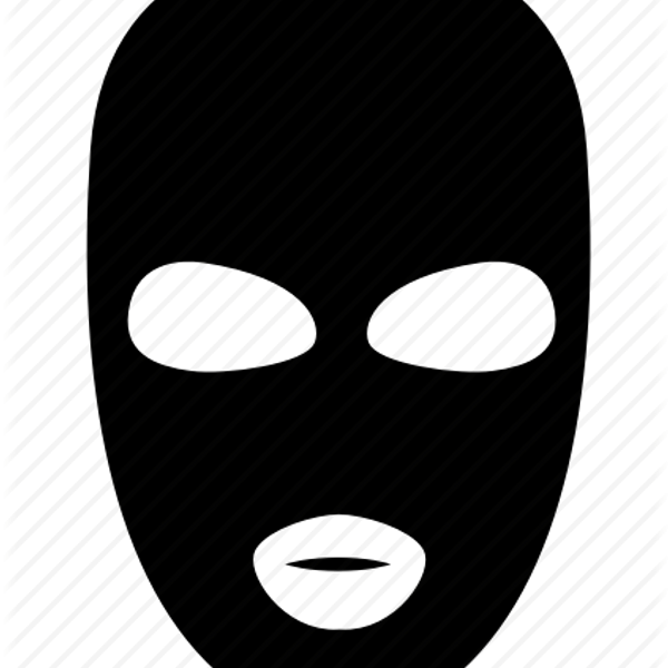 Силуэт маски для лица