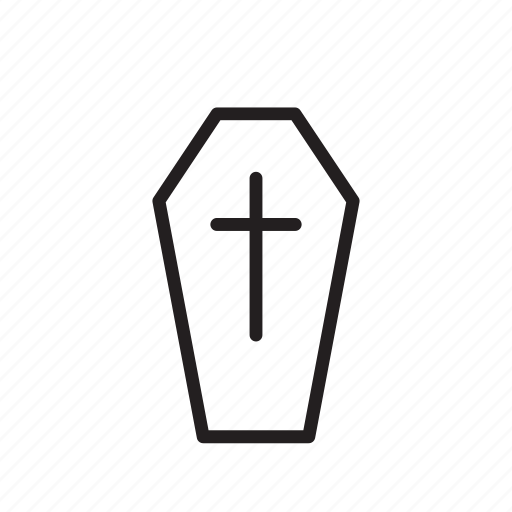 Гроб с крестом 2d