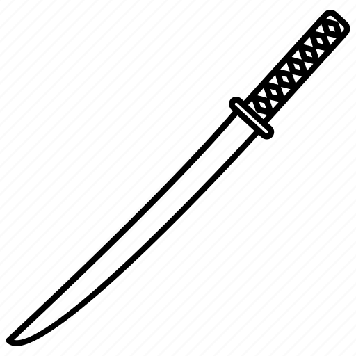 Катана раскраска