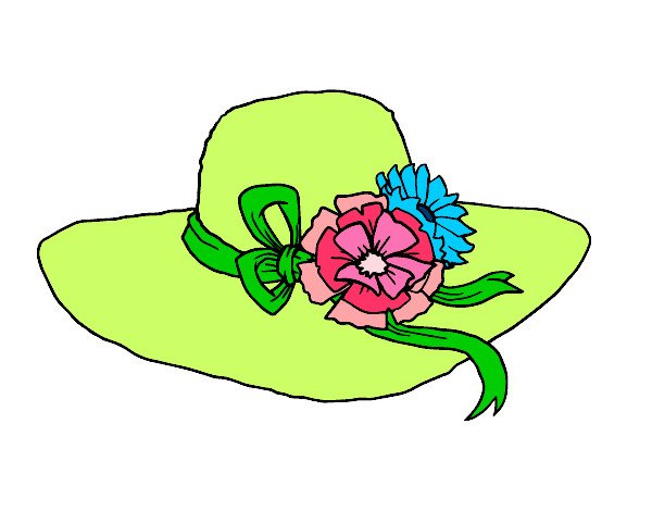 Красивая шляпа рисунок