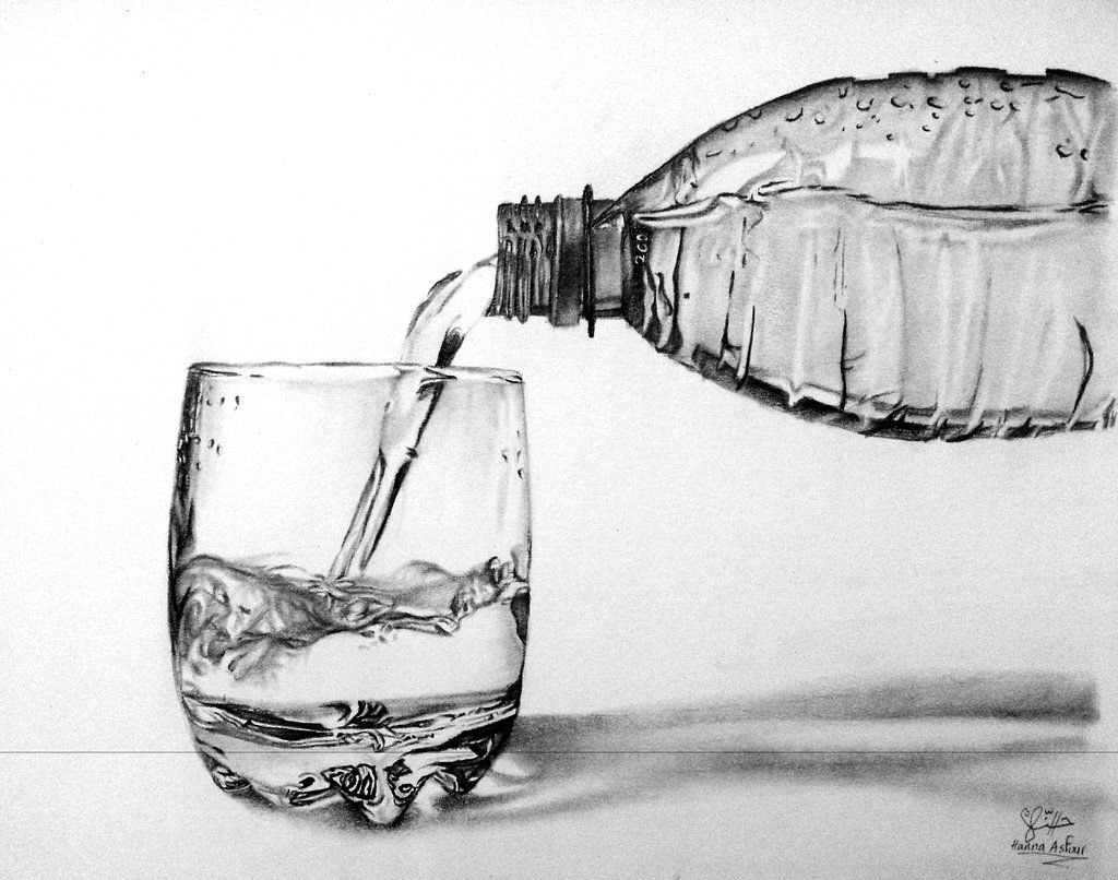 Стакан воды карандашом. Вода карандашом. Рисунки карандашом Вожа. Вода рисунок. Стакан воды.