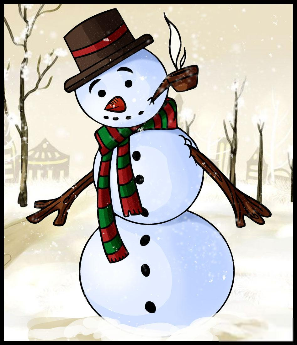 Снеговик нарисовать. Красивый Снеговик рисунок. Нарисовать снеговика. Снеговик для срисовки. Рисуем новогоднего снеговика.