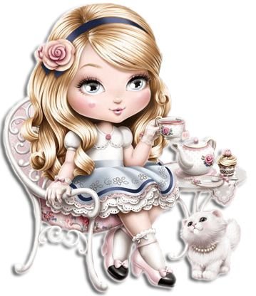 Мультяшная девочка