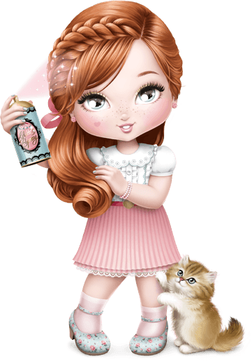 Малышка нарисованная