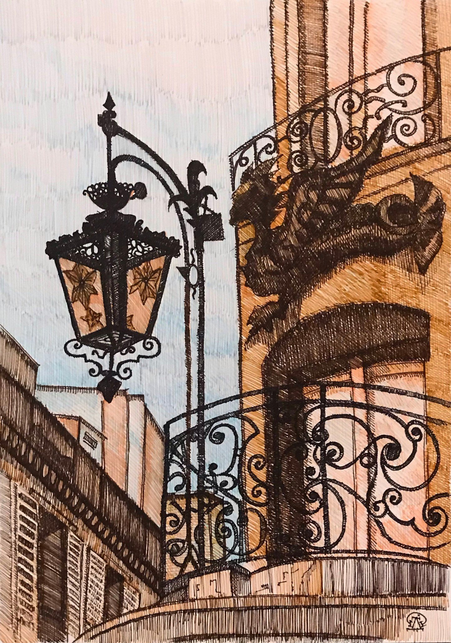 Балкон рисунок