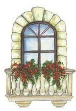 Зарисовка балкона