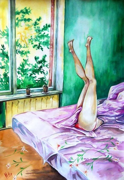 Нарисовать картину утро