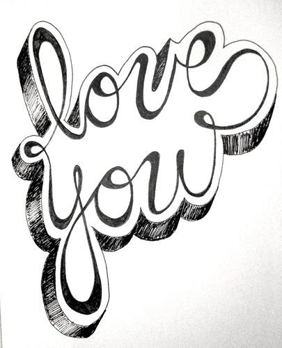 Срисовать надписи