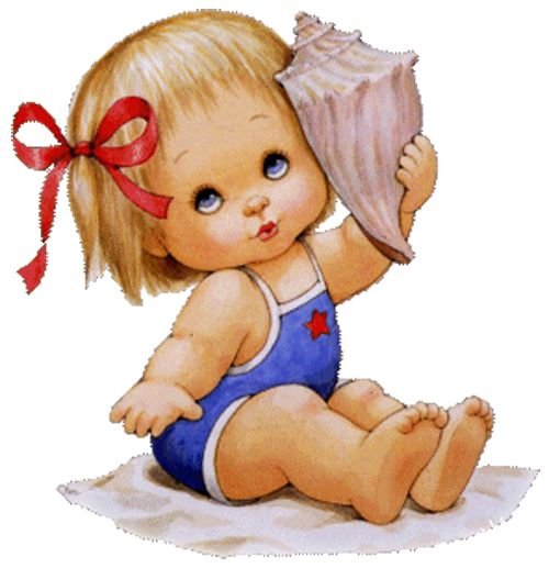 Красивый младенец мультяшка