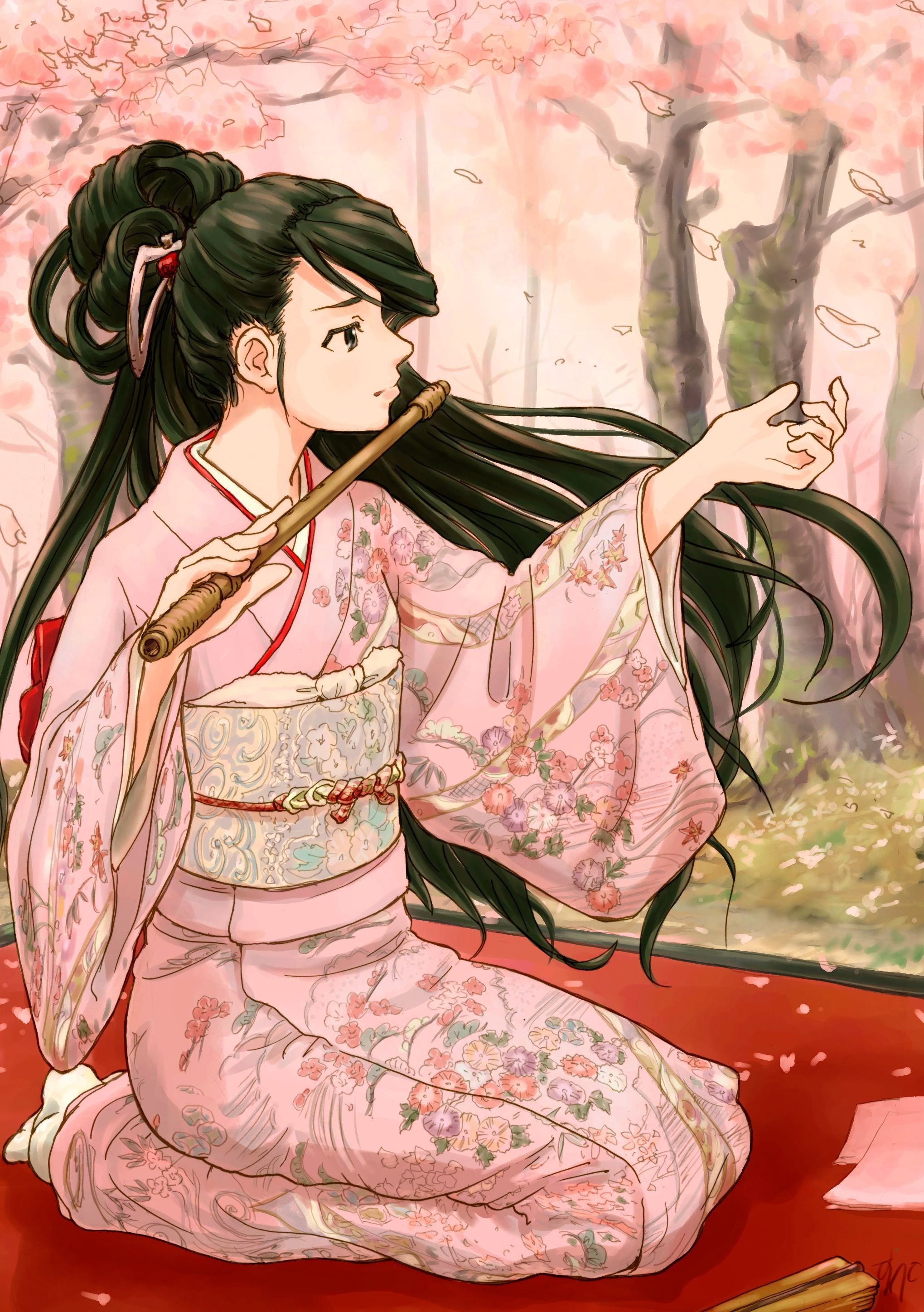 Японская аниме принцесса Самурай