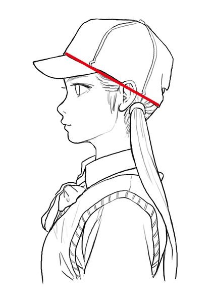 Рефефренс кепка на голове