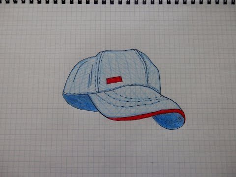 Кепка на голове рисунок