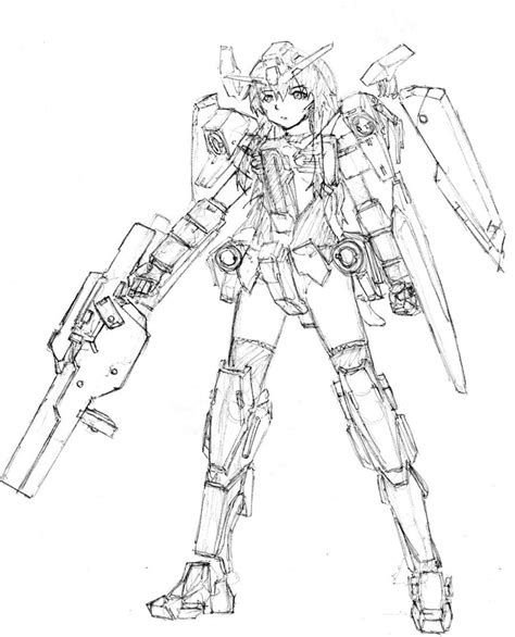 Рисование роботов в аниме