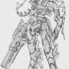 Аниме роботы меха карандашом