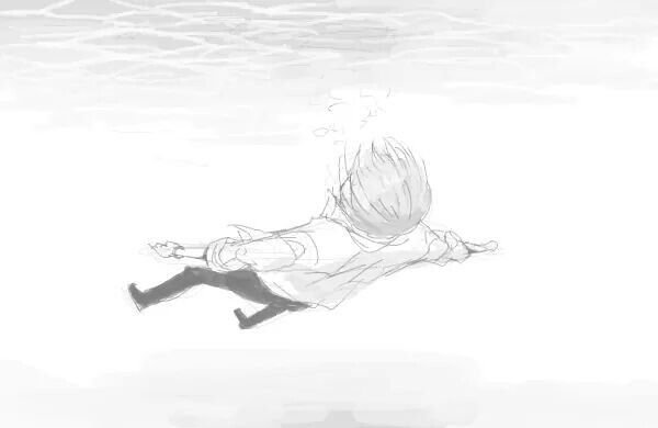 Аниме девушка летает